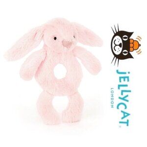 Jellycat | Pink Bashful Bunny Ring Rattle | One Size